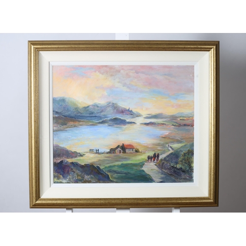 303 - LYNDA MOFFETT
The Lord of the Rings
Oil on canvas
Signed lower right
50cm (h) x 58cm (w)