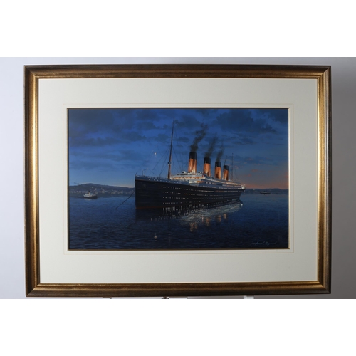 315 - ADRIAN C. RIGBY
Titanic Ship of Dreams 
Gouche
45cm (h) x 70cm (w)