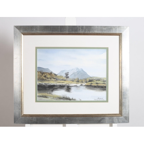 587 - PETER KNUTTEL 
The Erif River Co. Mayo
Watercolour
Signed and inscribed lower right
27cm (h) x 37cm ... 