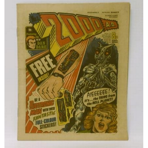 600 - 2000 AD COMIC
5th March 1977 
Issue No. 2 
Framed and glazed