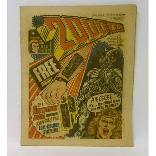 600 - 2000 AD COMIC
5th March 1977 
Issue No. 2 
Framed and glazed