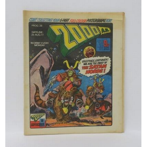 602 - 2000 AD COMICS
Issues 26 to 50 (lacking no.'s 41 and 47) 
Mostly bagged