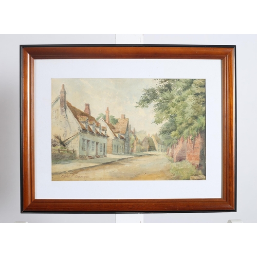 705 - CHAS E. GRAVES
Street Scene
Watercolour
Signed lower left
21cm (h) x 32cm (w)