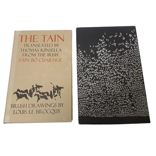 495A - THOMAS KINSELLA (1969) 
One volume The Táin
Illustrations by Louis Le Brocquy (1969)
with dust jacke... 