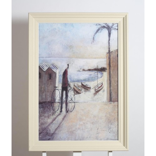 697 - CONTINENTAL SCHOOL
Harbour Scenes with Figures
Coloured prints
A pair 
84cm (h) x 56cm (w)