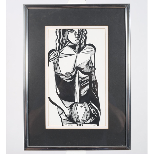 146 - LORRAINE KELLY O'CONNOR
Self Portrait 
A black and white lithograph
Signed top left, dated 1991
32cm... 