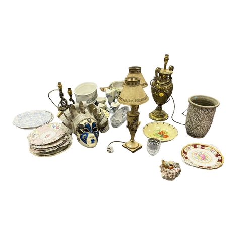 542 - A COLLECTION OF CHINA to include a Franz porcelain bluebell pattern afternoon tea set comprising tea... 