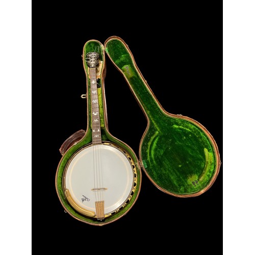 398 - A PARAMOUNT STYLE F BANJO 1920s W.M. Lange PATENTED 1348652