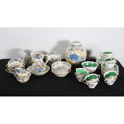 241 - TWENTY FOUR PIECES OF MASON'S IRONSTONE CHINA Strathmore pattern to include soup bowls, dishes, jugs... 