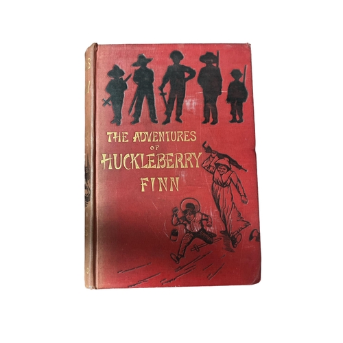 552 - AMERICANA: Twain, Mark- The Adventures of Huckleberry Finn. Chatto and Windus, London, 1884.  This f... 