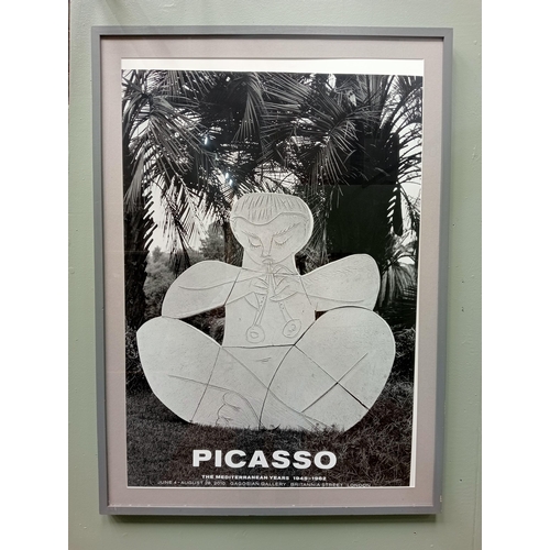 592 - PABLO PICASSO Gagosian Framed Poster 112cm (h) x 81cm (w)