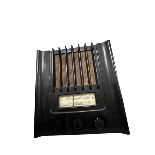 619 - EKCO MODEL AD75 BAKELITE CASED RADIO together with a Murphy bakelite cased valve radio.