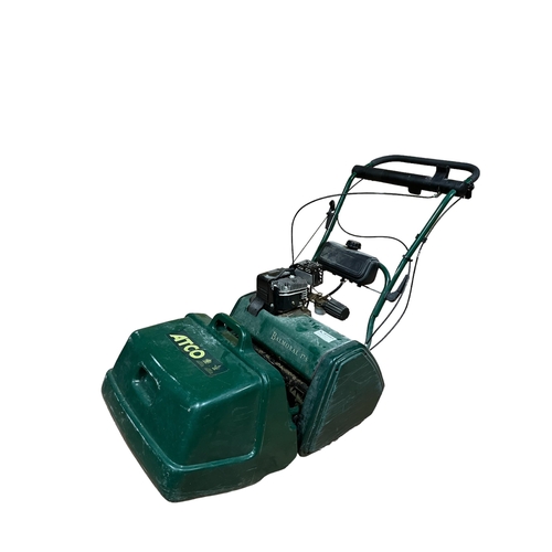 673 - AN ATCO BALMORAL 17'' CYLINDER PETROL LAWNMOWER with grass box