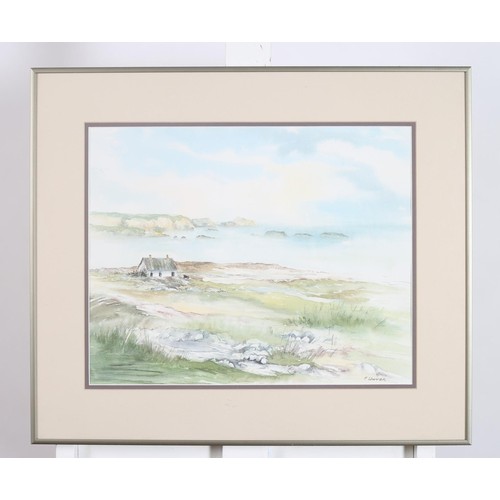 235 - P. UNGER Boat Strand Co. Waterford Watercolour Signed lower right 33cm (h) x 41cm (w)