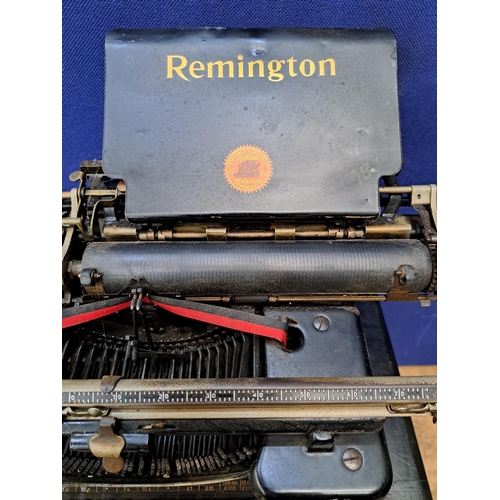 470 - A VINTAGE REMINGTON PORTABLE TYPEWRITER