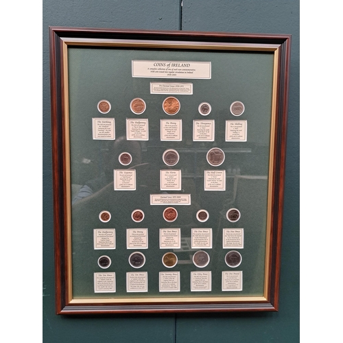 643 - COINS OF IRELAND A complete collection of one of each non-commemorative Irish coins issued into regu... 