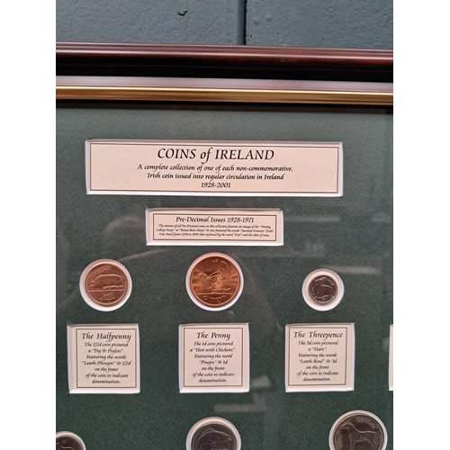 643 - COINS OF IRELAND A complete collection of one of each non-commemorative Irish coins issued into regu... 