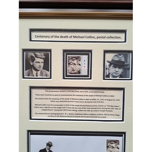 647 - CENTENARY OF THE DEATH OF MICHAEL COLLINS Postal Collection (restrike) 46cm (h) x 36cm (w)