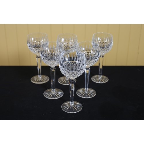 314 - A SET OF SIX WATERFORD CUT GLASS HOT GLASSES