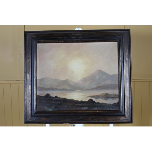 142 - DOUGLAS ALEXANDER Near Recess Connemara Oil on board Signed lower right 50cm (h) x 59cm (w)