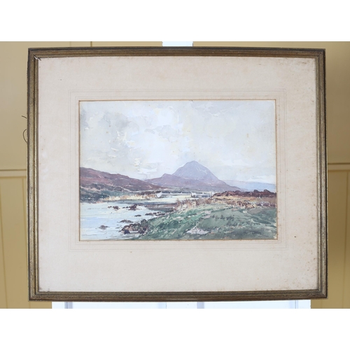 234 - THEO J. GRACEY Errigal Watercolour Signed lower right 27cm (h) x 37cm (w)