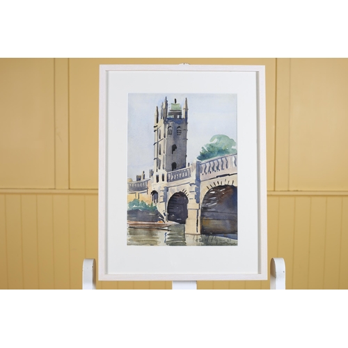 574 - A COLLECTION OF SIX FRAMED WATERCOLOURS by Carmel Flynn Still Life, Wooded Landscapes, Study of a Ca... 