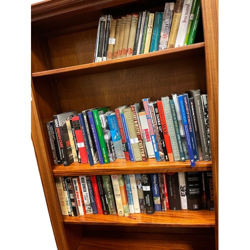 132 - THREE SHELVES OF VARIOUS BOOKS mainly history