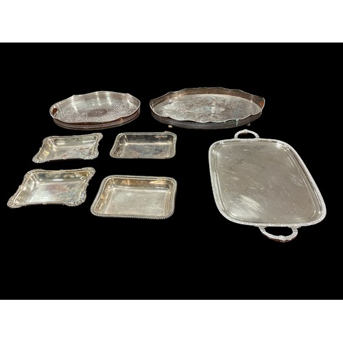 599 - A MISCELLANEOUS COLLECTION to include two pairs of 19th century Sheffield plated and copper dishes, ... 