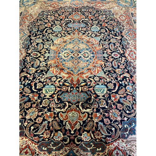 638 - **WITHDRAWN**A KASHMAR IRANIAN PICTORIAL RUG 305cm (l) x 385cm (w)