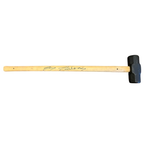 605B - SYLVESTER STALLONE A sledgehammer signed by Sylvester Stallone