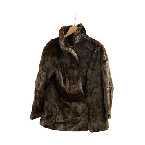 585 - A SQUIRREL FUR COAT approximately size 12, A SQUIRREL FUR COAT approximately size 14