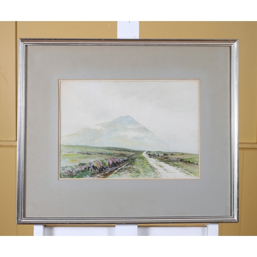 626 - HOWARD KNEE Turf Cutting Watercolour Signed lower left 27cm (h) x 36cm (w), HOWARD KNEE Mountain Lak... 