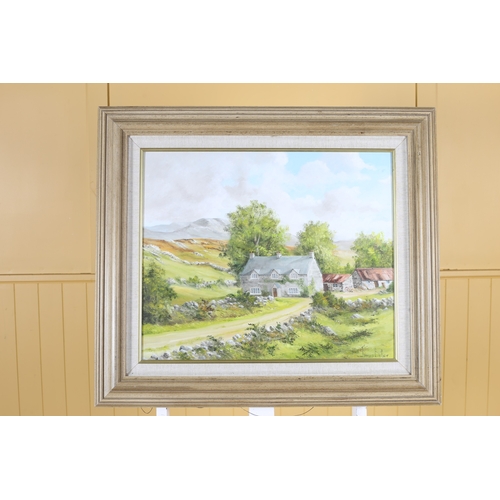 152 - JAMES BUTLER Co. Wicklow near Annamoe Oil on canvas Signed lower right Bears label verso 51cm (h) x ... 