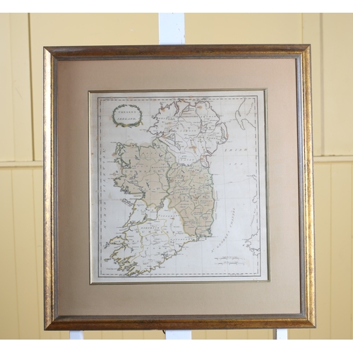 452 - S. NEILL A Framed Map of Ireland 45cm (h) x 40cm (w)