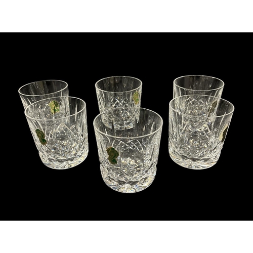 470 - A SET OF SIX WATERFORD CUT GLASS TUMBLERS