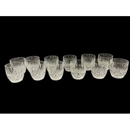 481 - A SET OF TWELVE WATERFORD HOBNAIL CUT TUMBLERS