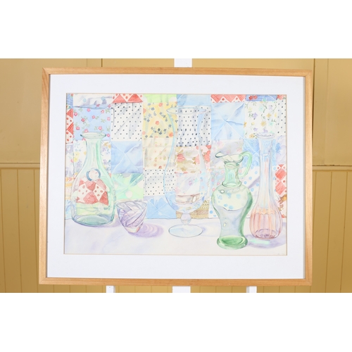 319 - ALYN FENN Vessels Watercolour Monogrammed lower right 53cm (h) x 70cm (w), A. MCNIE The Chat Mixed m... 