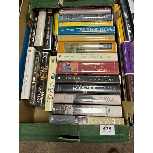 438 - A GOOD BOXED LOT OF MIXED, mainly Irish interest, literature and history.