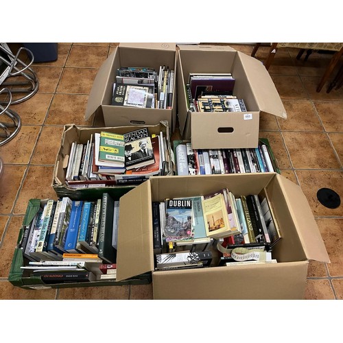 665 - SIX BOXES OF BOOKS Irish Interest