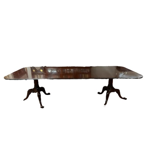 495 - A GOOD 19TH CENTURY DINING ROOM SUITE comprising ten 19th century mahogany dining room chairs, inclu... 