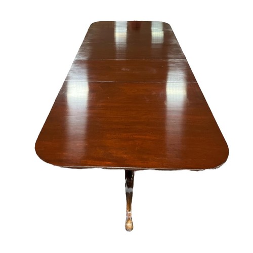 495 - A GOOD 19TH CENTURY DINING ROOM SUITE comprising ten 19th century mahogany dining room chairs, inclu... 