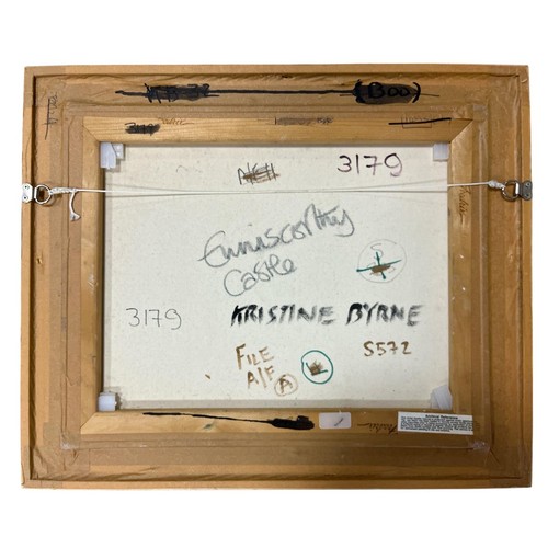 30 - KRISTINE BYRNE
‘Enniscorthy Castle’
Oil on canvas
Signed lower right
Image: 38cm (h) x 49cm (w) 
Fra... 