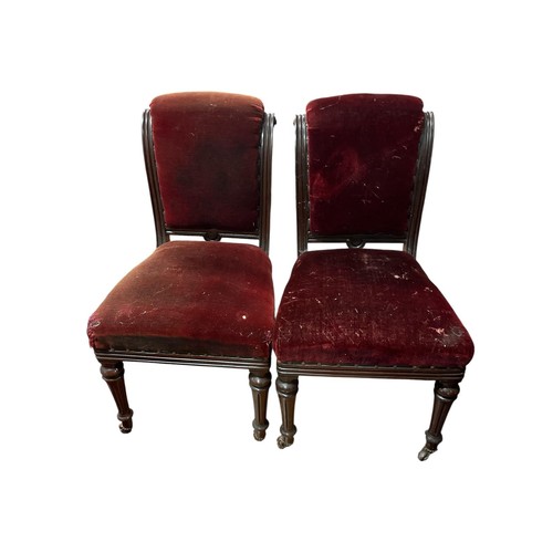 29 - A MAHOGANY AND SATINWOOD INLAID CHEST OF DRAWERS of rectangular the shaped top above two short and t... 