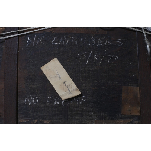 107 - 19TH CENTURY 
Still Life, Grapes, Apricots and Oranges on a Table
Oil on panel
85cm (h) x 33cm (w)