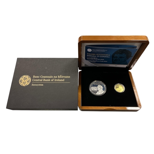 2025 DANIEL O'CONNELL GOLD AND SILVER TWO COIN LIMMITED PROOF SET boxed ...