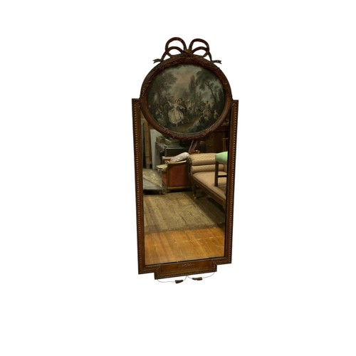 56 - A 19TH CENTURY MAHOGANY SUTHERLAND TABLE the rectangular hinged top on dual ring turned supports wit... 