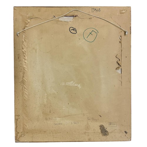 34 - LEO CLANCY
‘The Jockey’
Pastel
Signed lower left
Image: 45cm (h) x 38cm (w) 
Frame: 68cm (h) x 62cm ... 