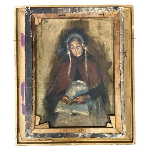 43 - attributed to LEO WHELAN 
‘Choir Boy’
Oil on canvas 
Signed verso
Image: 50cm (h) x 42cm (w)  
Frame... 