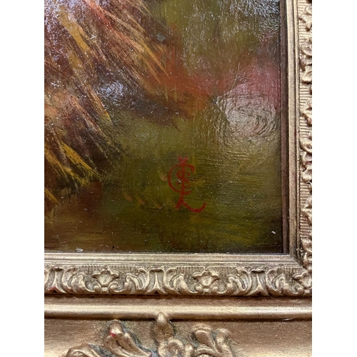 412 - CHARLES SILLEM LIDDERDALE (1830-1895)
A Country Girl with a Wheatsheaf 
Oil on canvas
Signed with hi... 