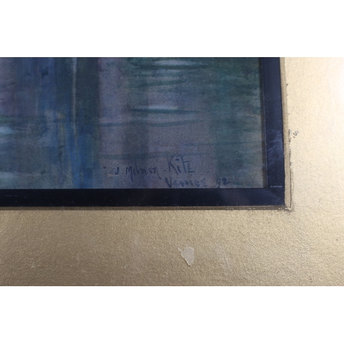 12 - JOSEPH MILNER KITE 
Venice 
Watercolour on paper
Signed and dated lower right 
Image: 28cm (h) x 37c... 